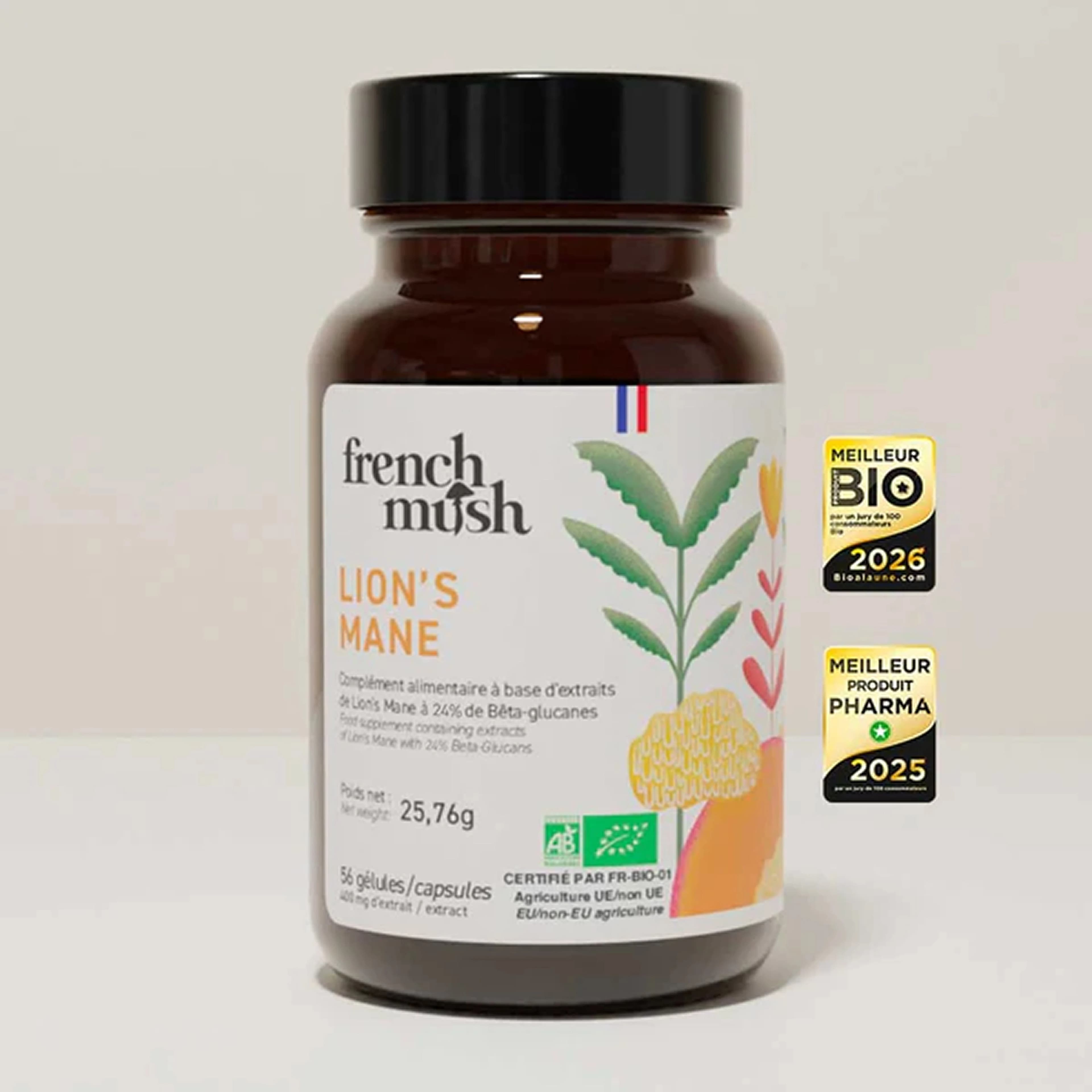 French Mush — Lion’s Mane Bio — Gélules