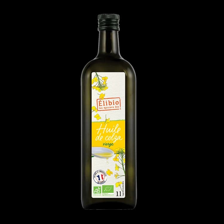 Huile de colza vierge bio — 1 L — Elibio