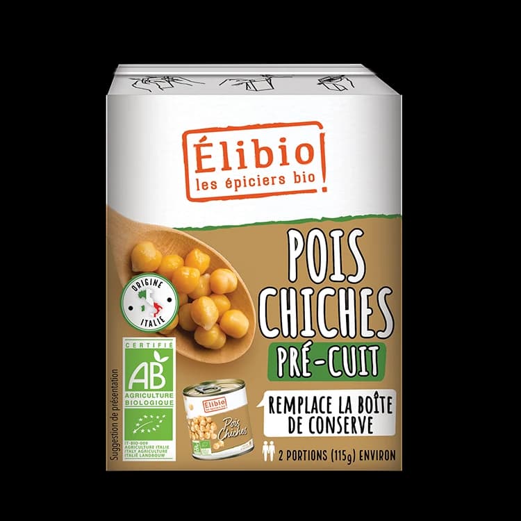 Pois chiches bio — 380 g — Elibio
