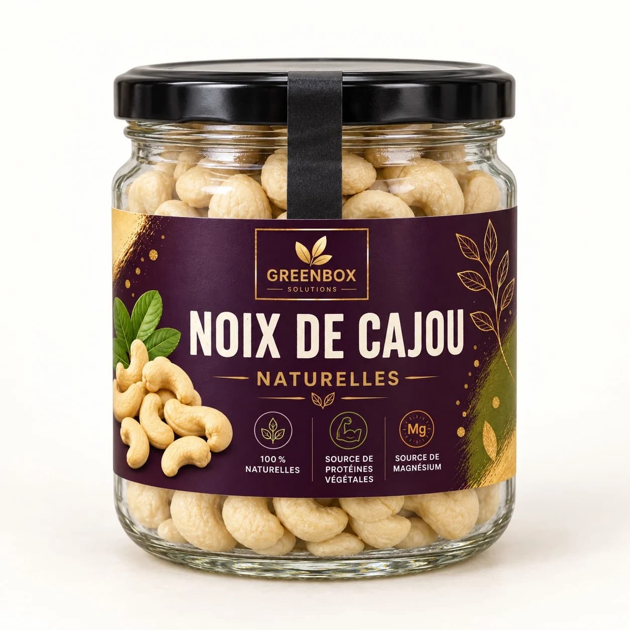 Greenbox — Noix de cajou naturelles — 200 g