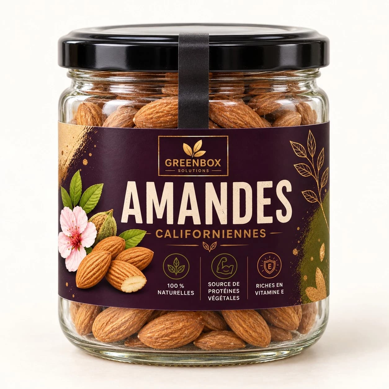 Greenbox — Amandes de Californie — 250 g