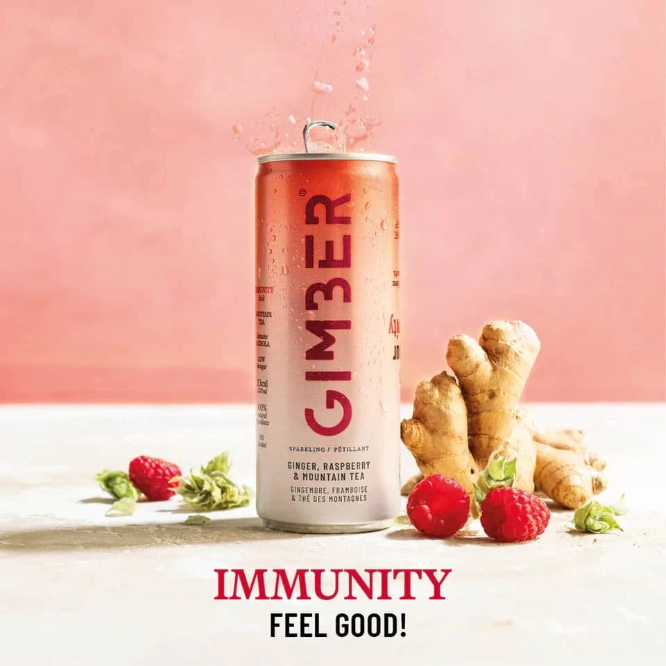 GIMBER — Framboise & Thé des montagnes — 250 ml