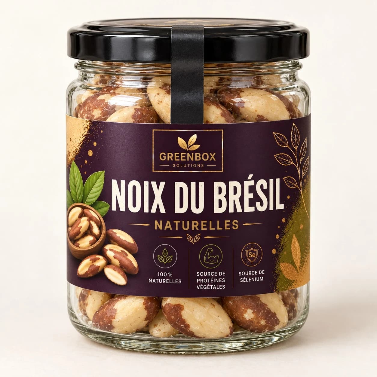 Greenbox — Noix du Brésil décortiquées — 200 g