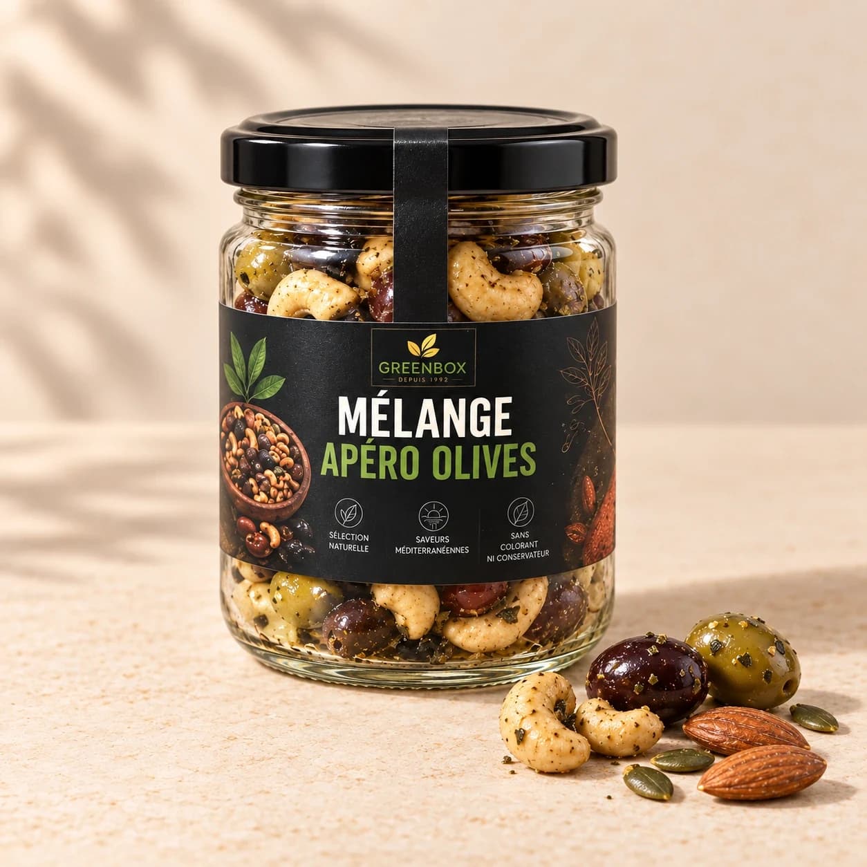 Greenbox — Mélange apéro olives — 200 g