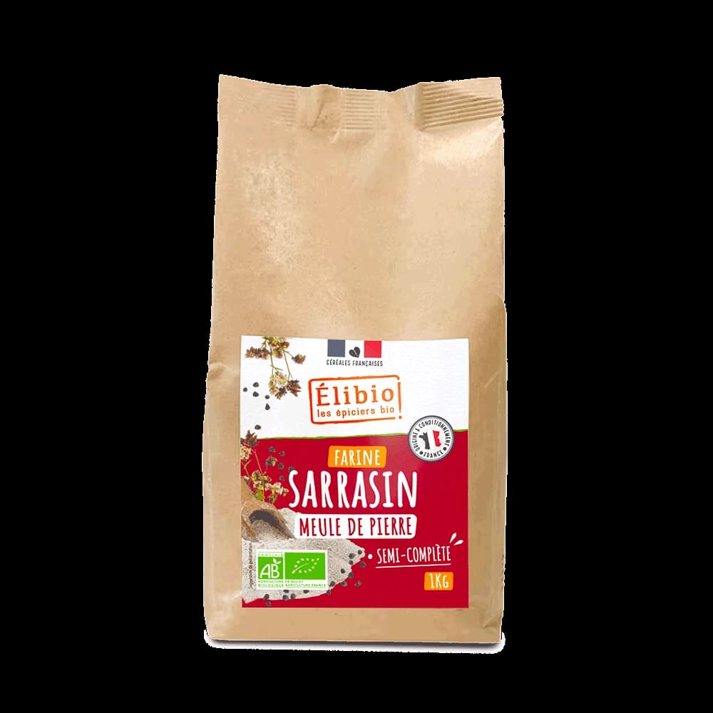 Farine de sarrasin bio — 1 kg — Elibio