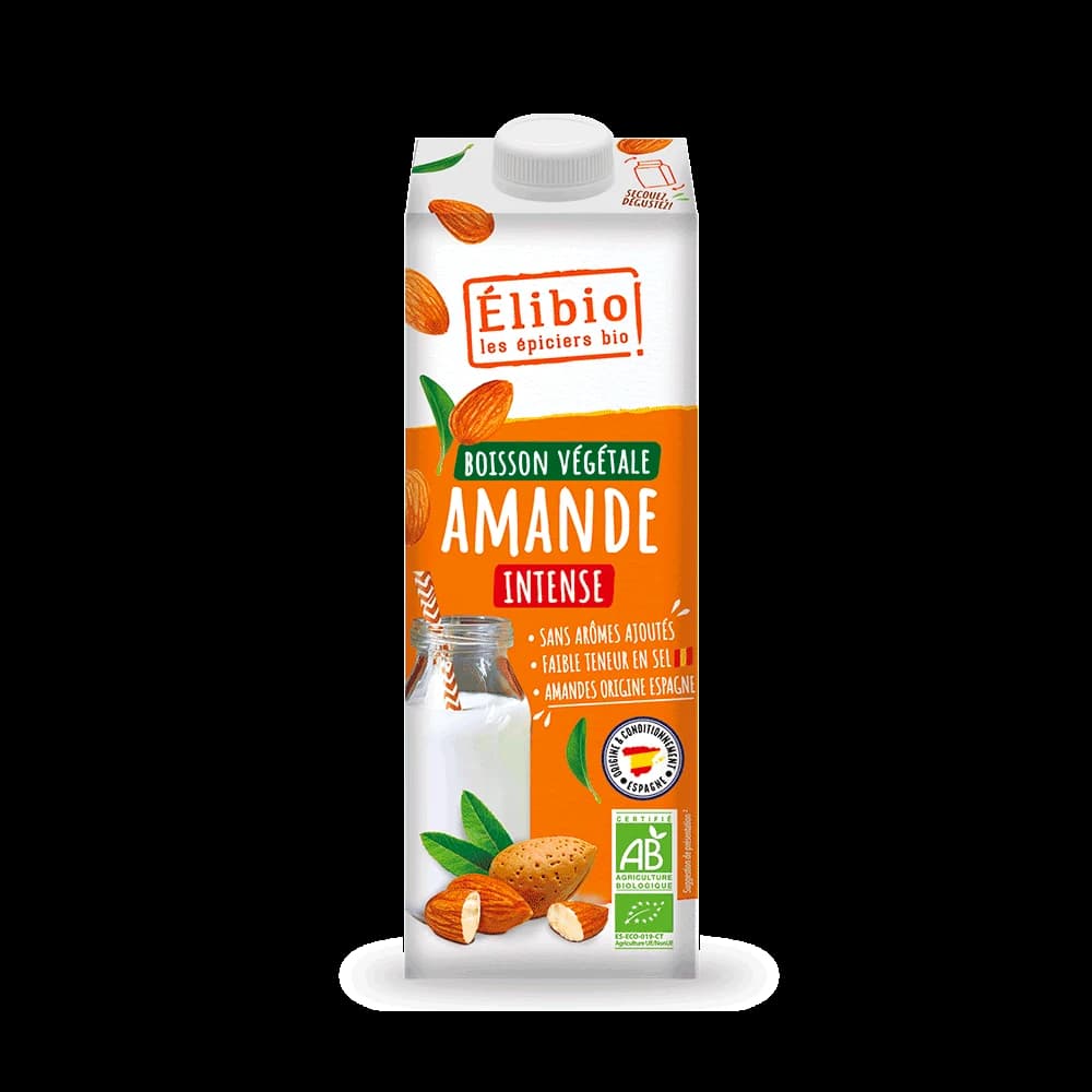 Boisson végétale amande intense bio — 1 L — Elibio