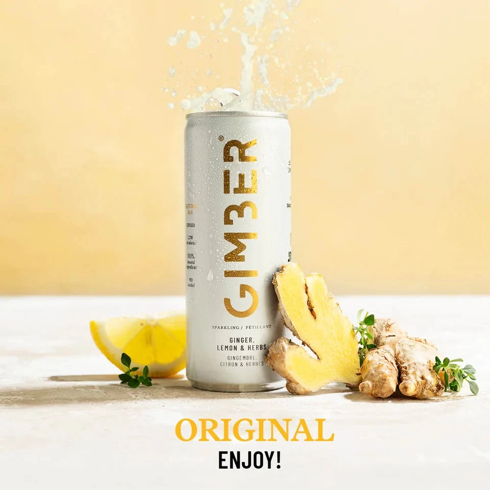 GIMBER — Original — Gingembre, citron & herbes — 250 ml