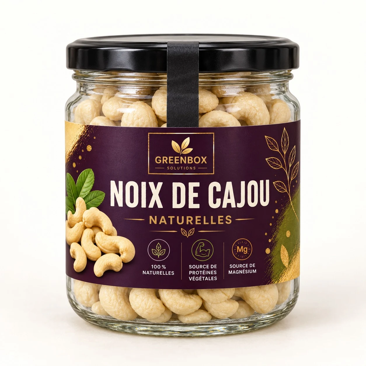 Greenbox — Noix de cajou naturelles — 200 g