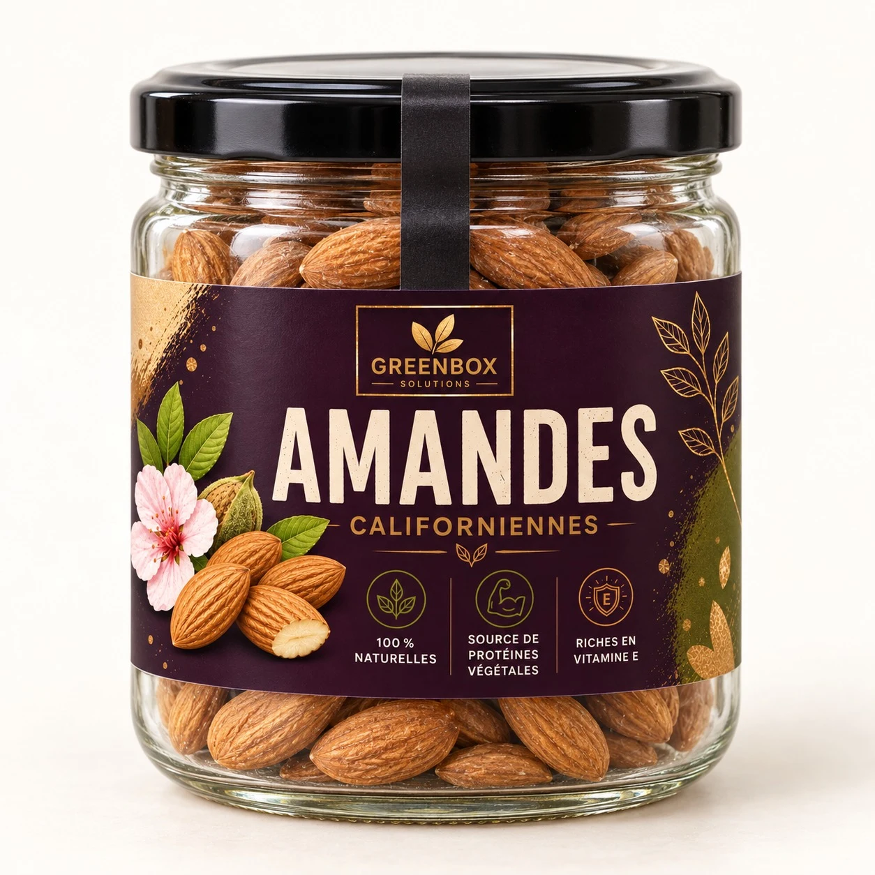 Greenbox — Amandes de Californie — 250 g