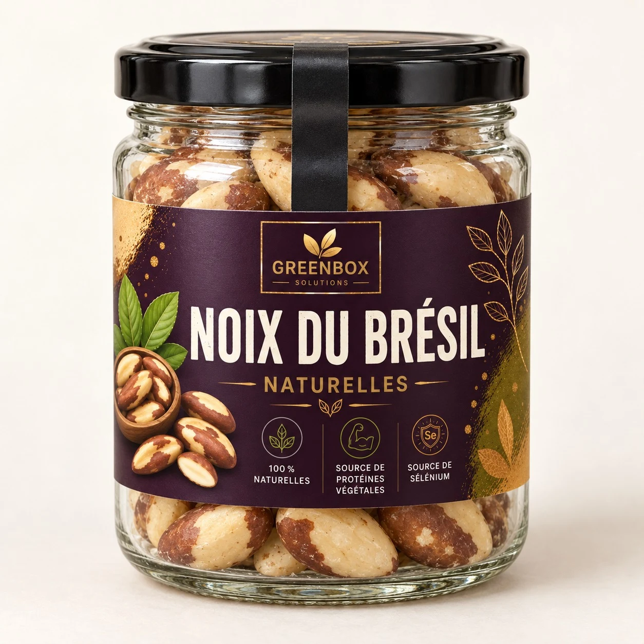 Greenbox — Noix du Brésil décortiquées — 200 g