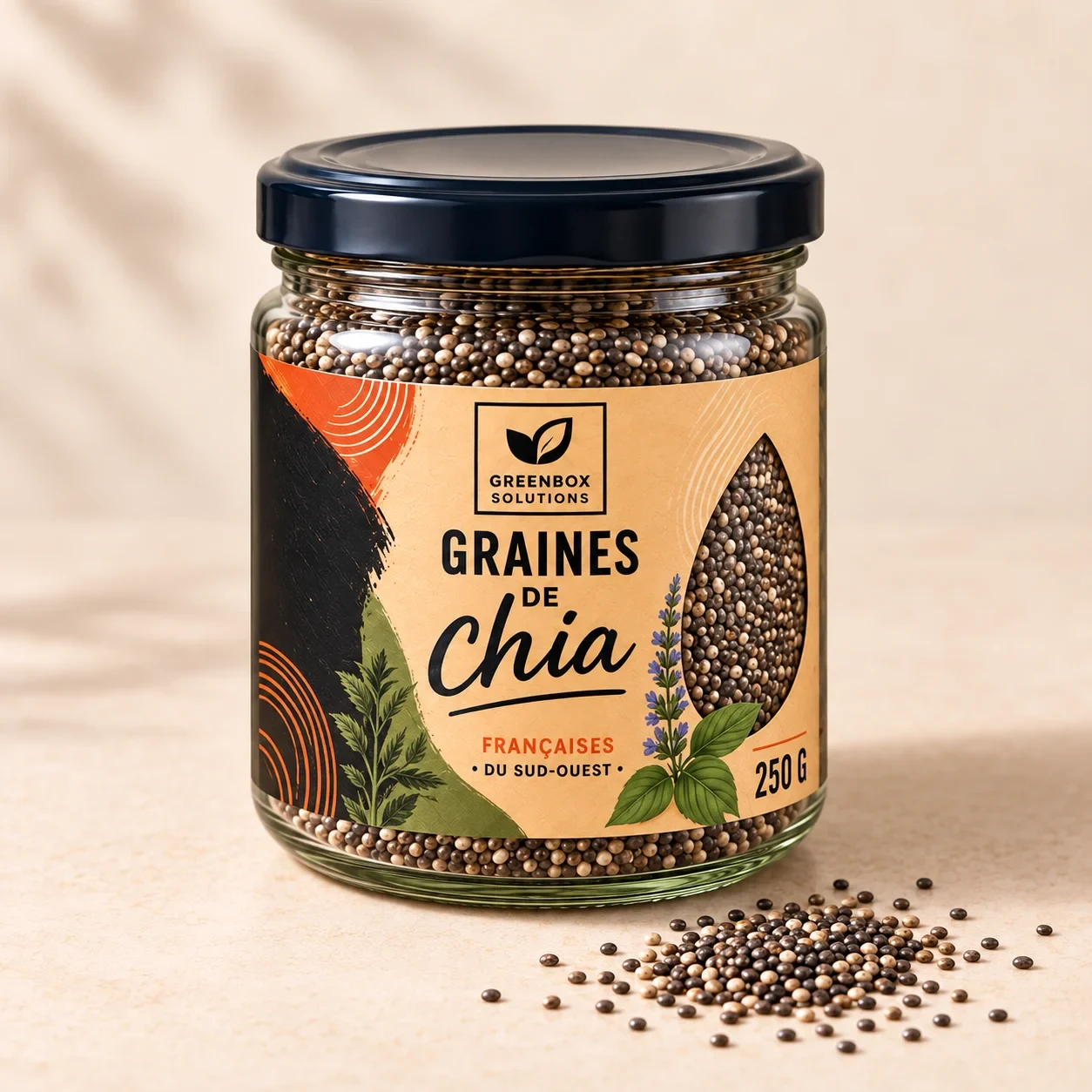 Greenbox — Graines de chia — 250 g