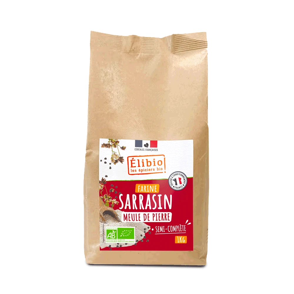 Farine de sarrasin bio — 1 kg — Elibio